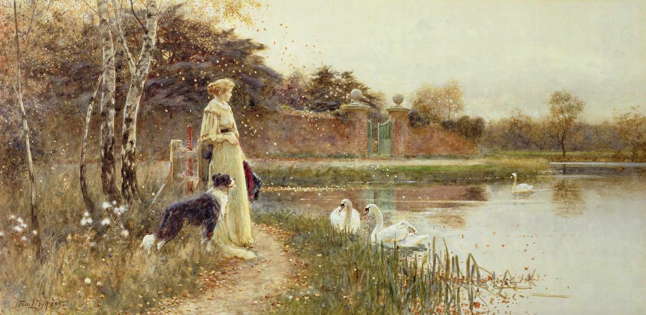 Høstblader, 1895 av Thomas James Lloyd