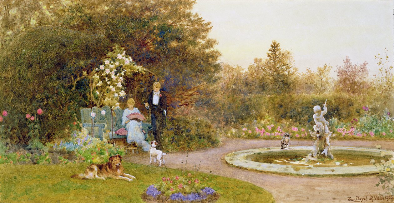 Forlovet, 1895 av Thomas James Lloyd