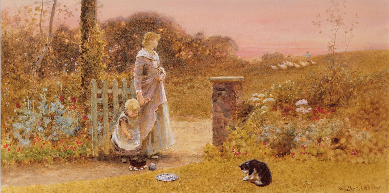 Kveld, 1895 av Thomas James Lloyd