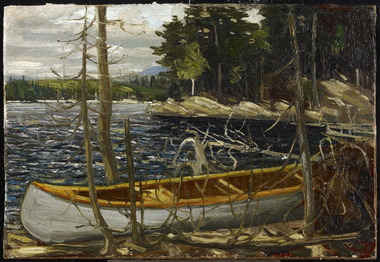 Kanoen, vår eller høst 1914 av Tom Thomson