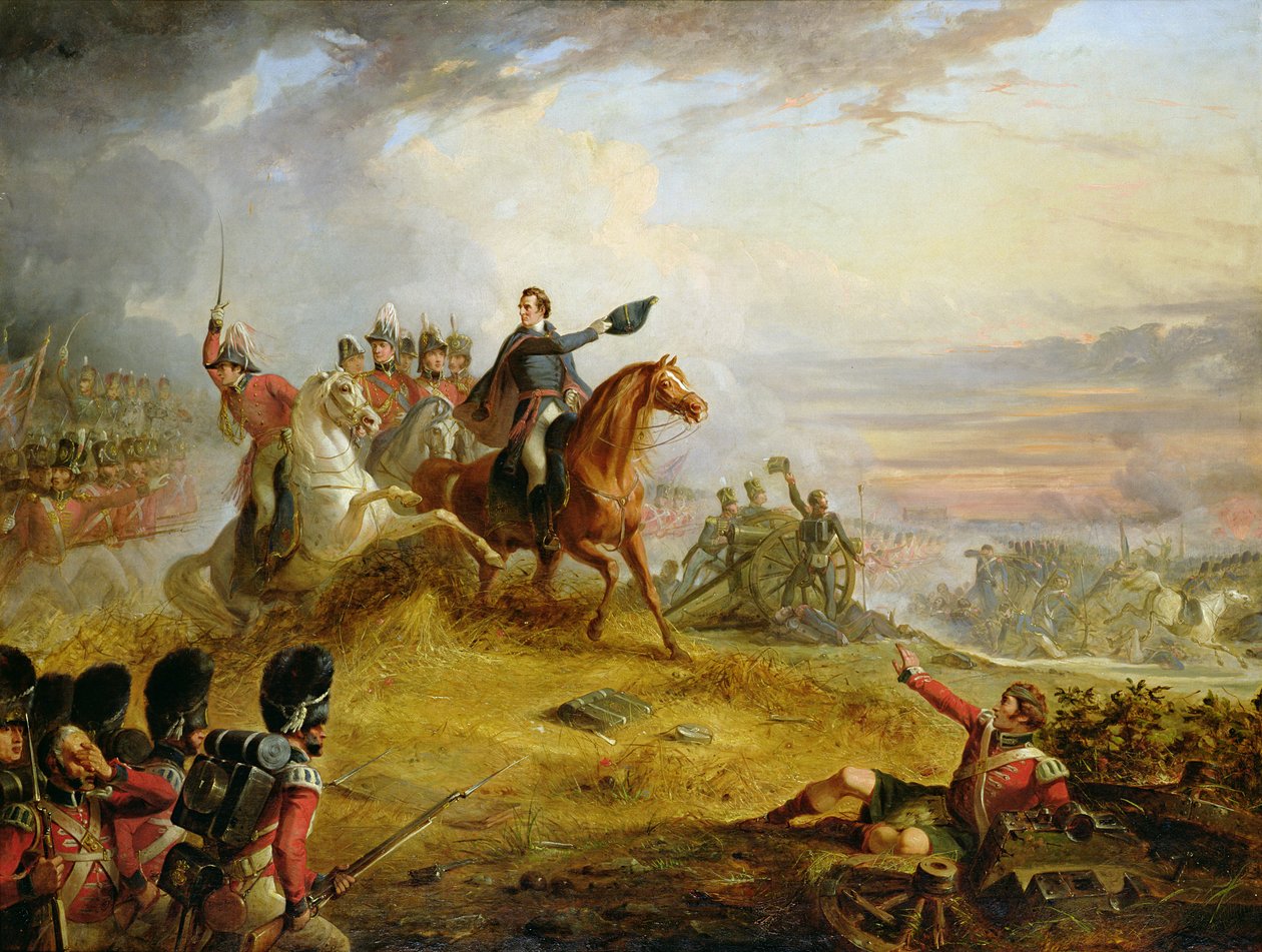 En hendelse i slaget ved Waterloo i 1815 av Thomas Jones