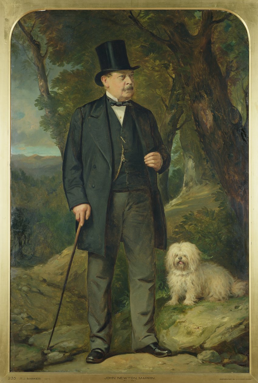 John Newton Mappin (1800-84), 1877 av Thomas Jones