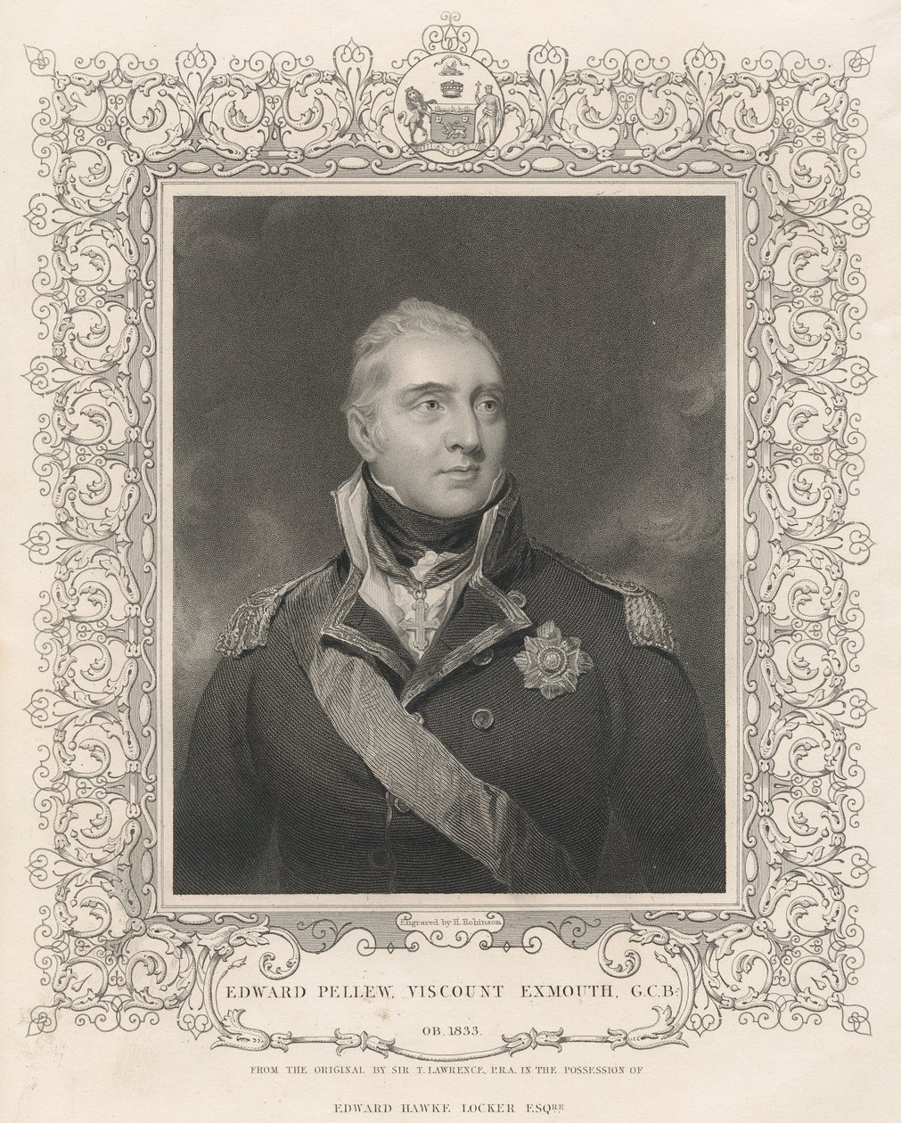 Admiral Sir Edward Pellew, ca. 1810 av Thomas Lawrence