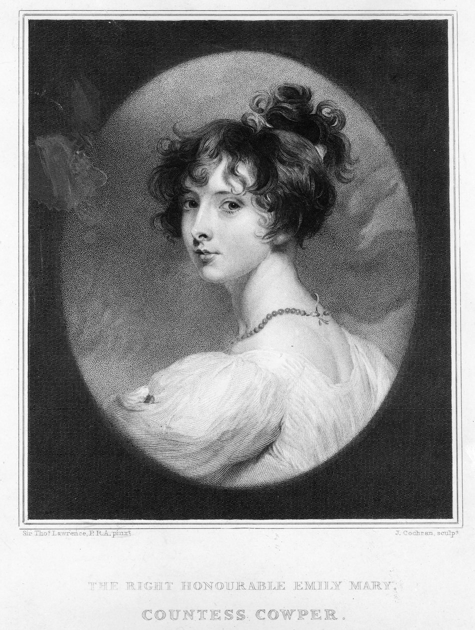 Emily Mary, grevinne Cowper av Thomas Lawrence
