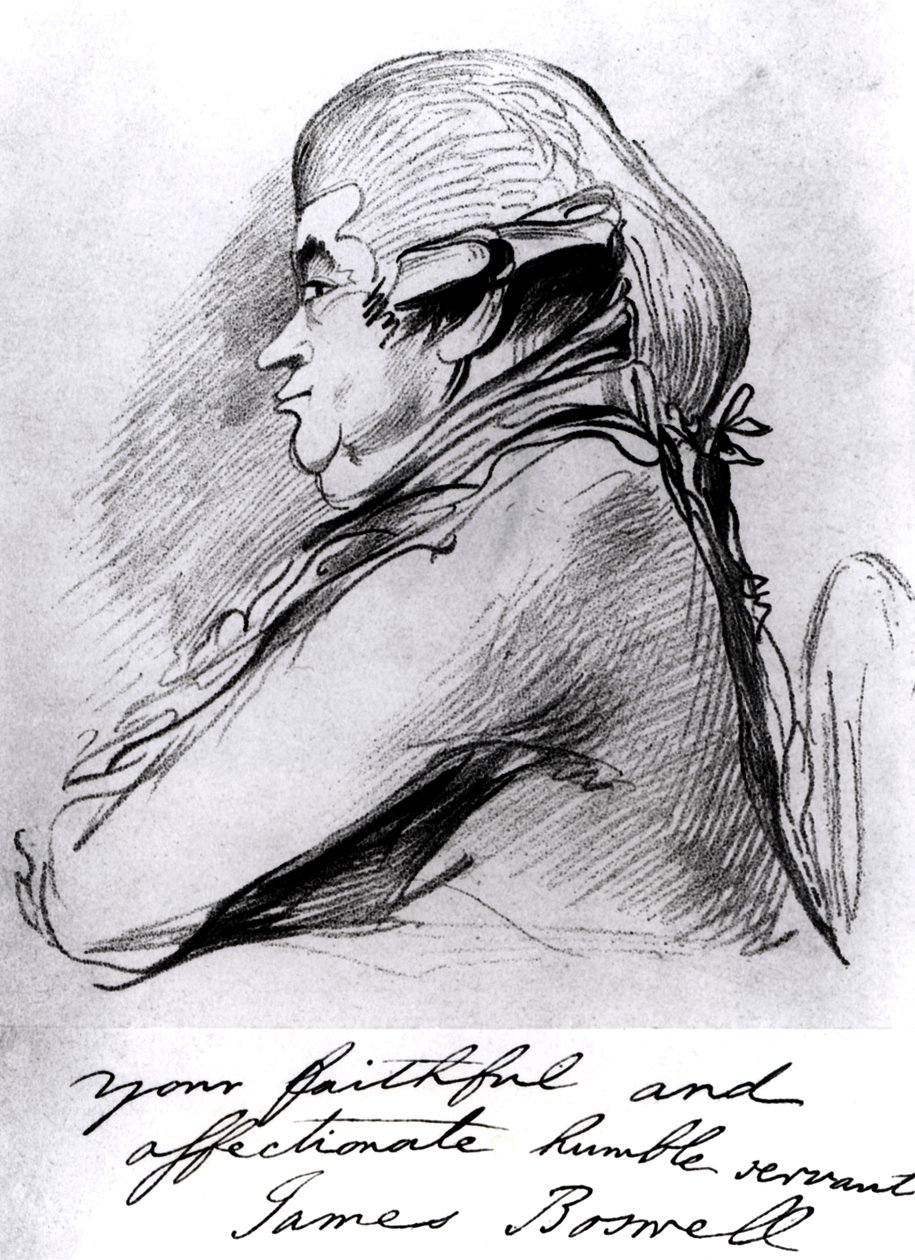 James Boswell (1740-95), ca. 1790-95 av Thomas Lawrence