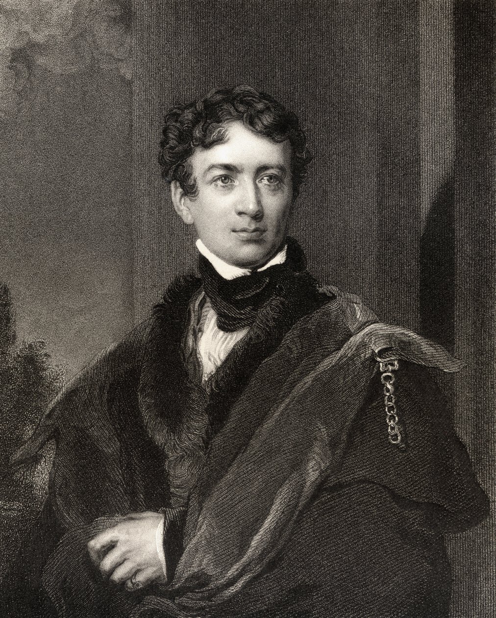 John George Lambton, 1. jarl av Durham, gravert av John Cochran (fl.1821-65), fra 