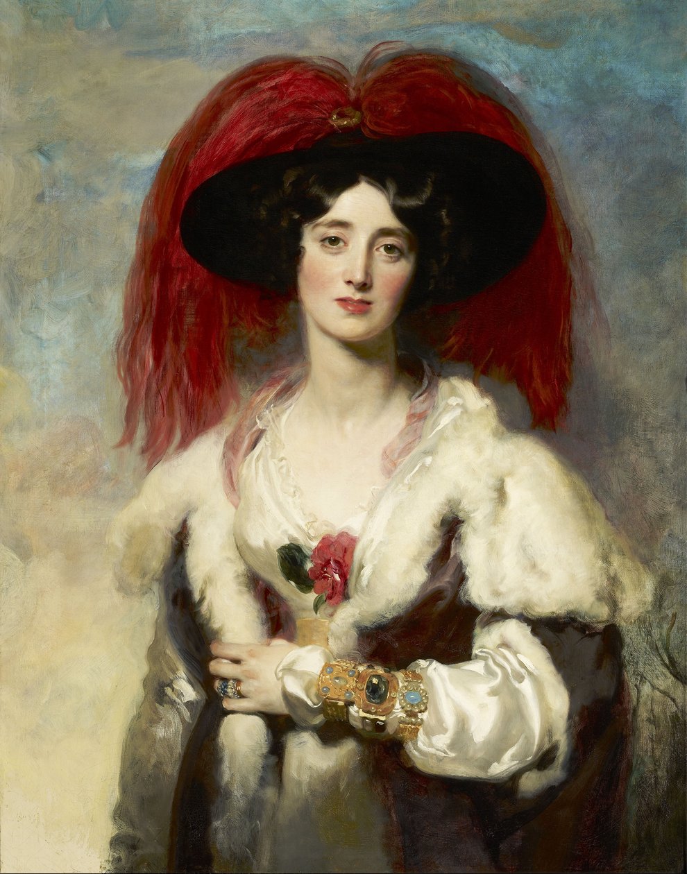Julia, Lady Peel av Thomas Lawrence