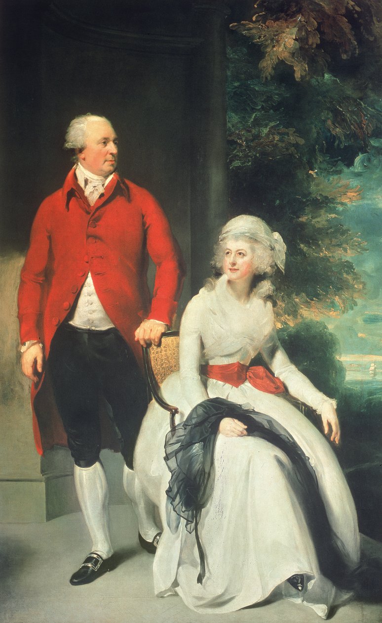 Mr John Julius Angerstein (1735-1823) og hans andre kone, Eliza Payne (1748-1800), 1792 av Thomas Lawrence