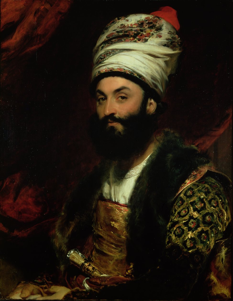 Portrett av Mirza Abul Hassan Khan, 1810 av Thomas Lawrence