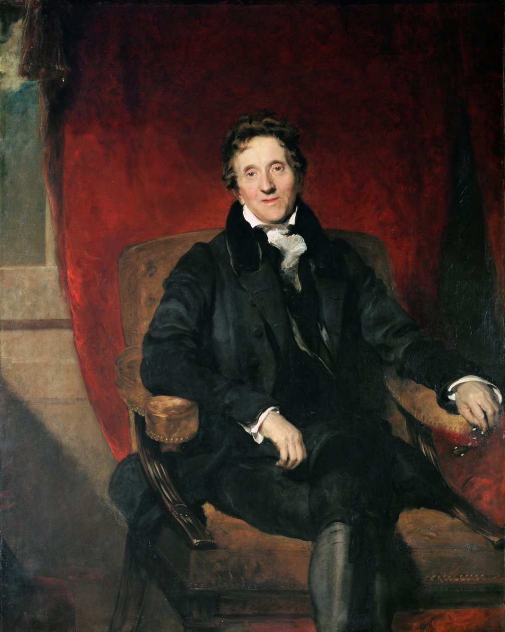 Portrett av Sir John Soane (1753-1837) 1829 av Thomas Lawrence