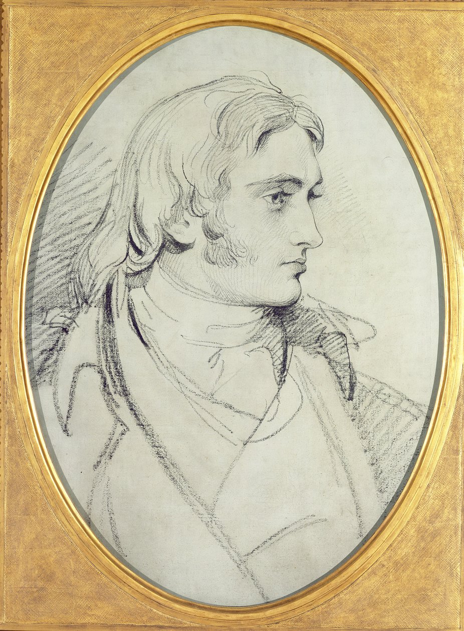 Portrett av William Lock II (1767-1847) av Norbury Park, Surrey, ca. 1800 (oljet kull på lerret) av Thomas Lawrence