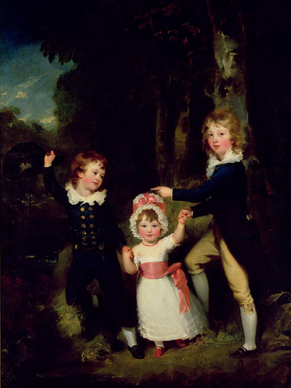 Portrett av barna til Lord George Cavendish, 1790 av Thomas Lawrence