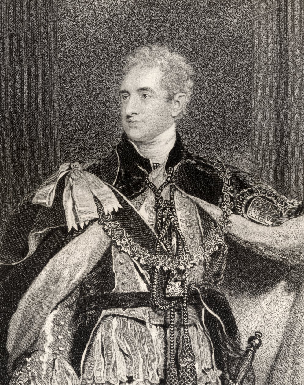 Robert Stewart Lord Castlereagh, 2nd Marquess of Londonderry, gravert av G. Adcock, fra 