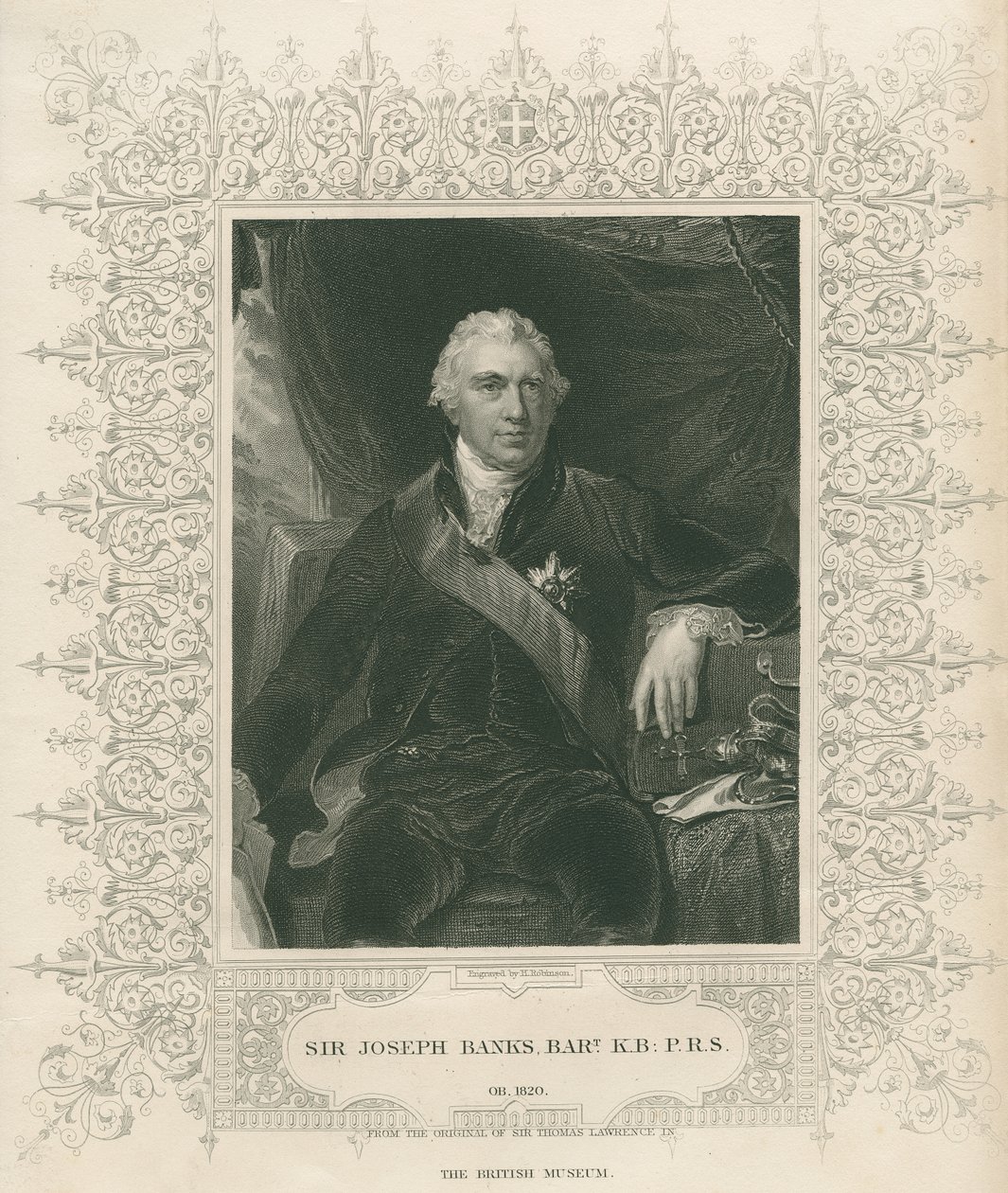 Sir Joseph Banks av Thomas Lawrence