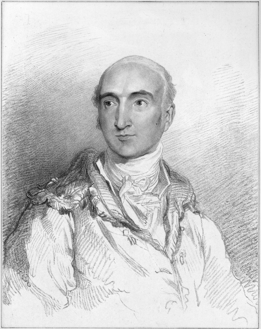 William Sotheby, gravert av Frederick Christian Lewis Sr, ca. 1807 av Thomas Lawrence