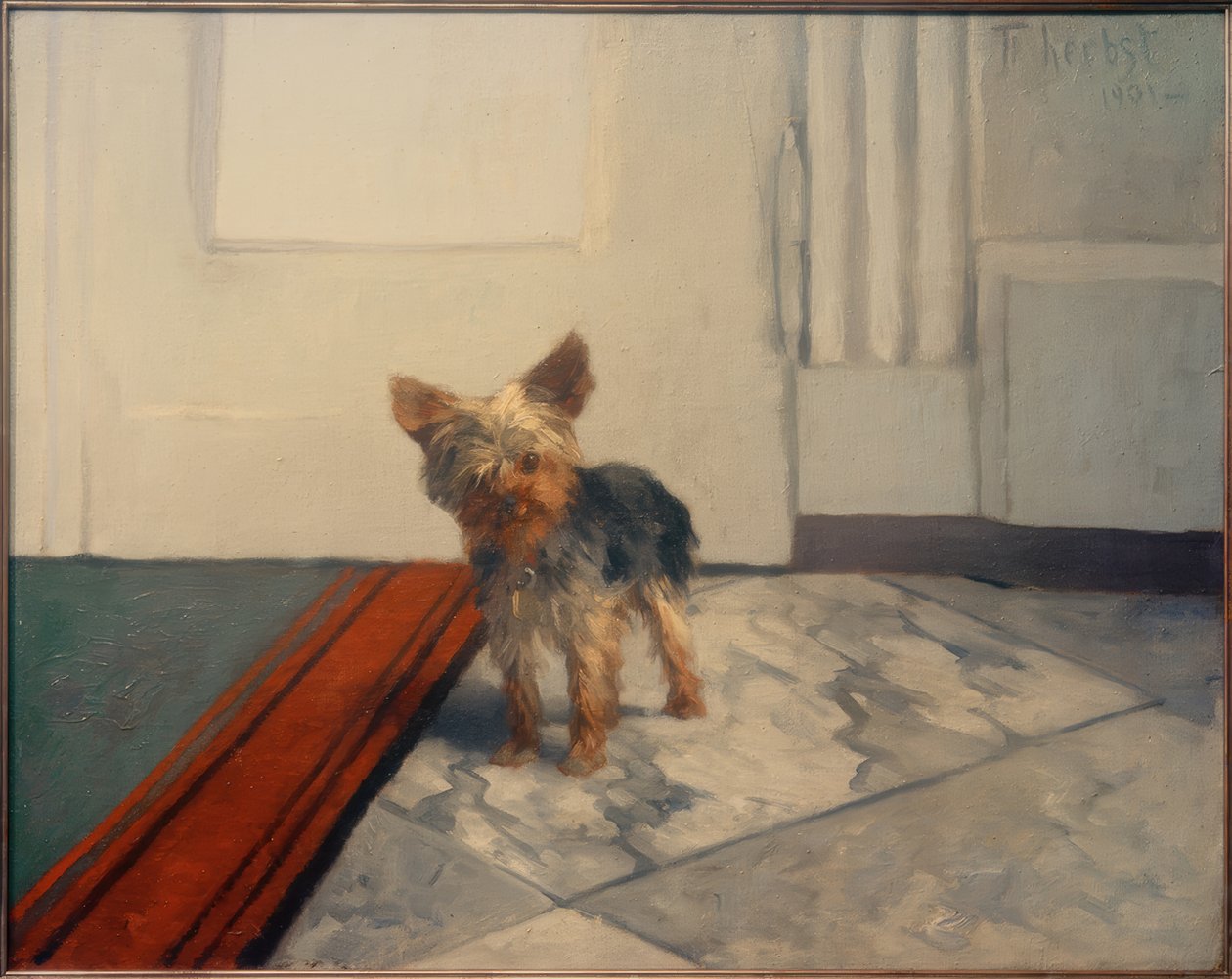 Liten hund i gangen av Thomas Ludwig Herbst