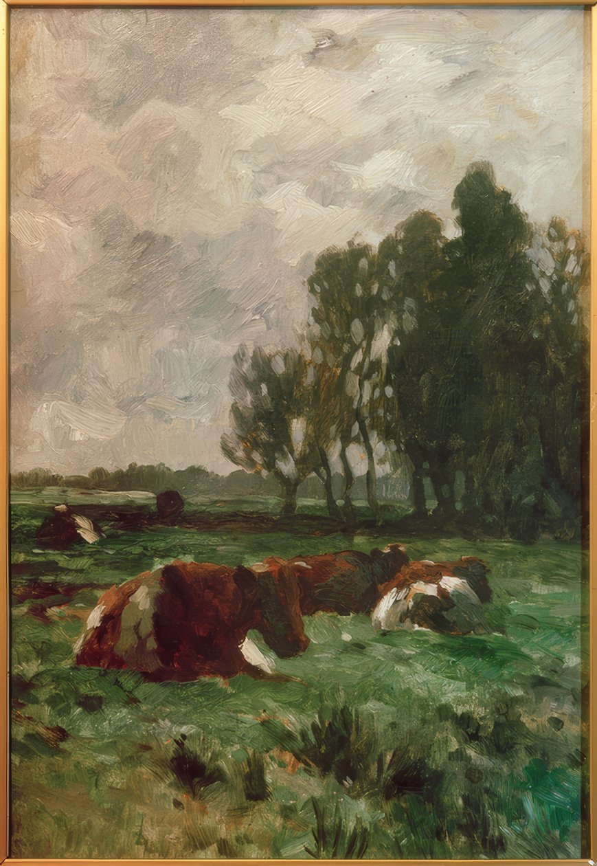 Kyr på beitet av Thomas Ludwig Herbst