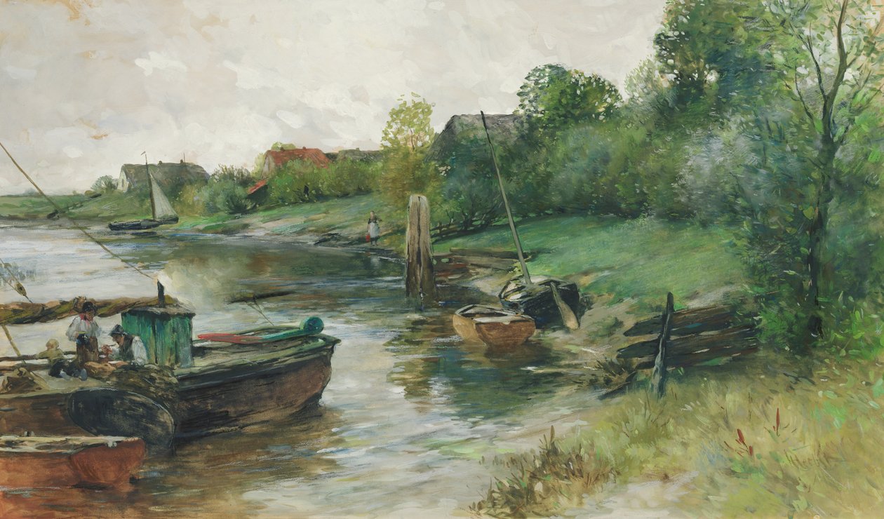 Utsikt over Este ved Cranz, 18881889 av Thomas Ludwig Herbst