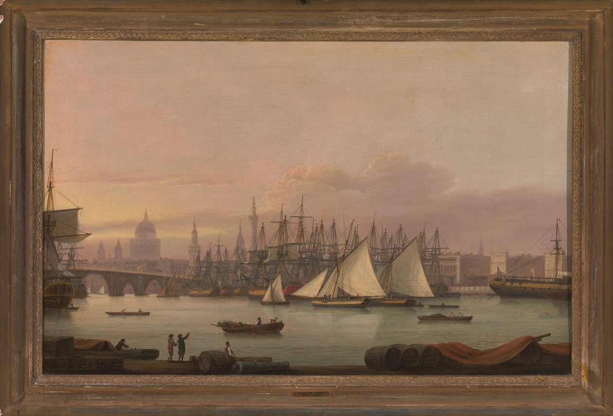 London havn av Thomas Luny