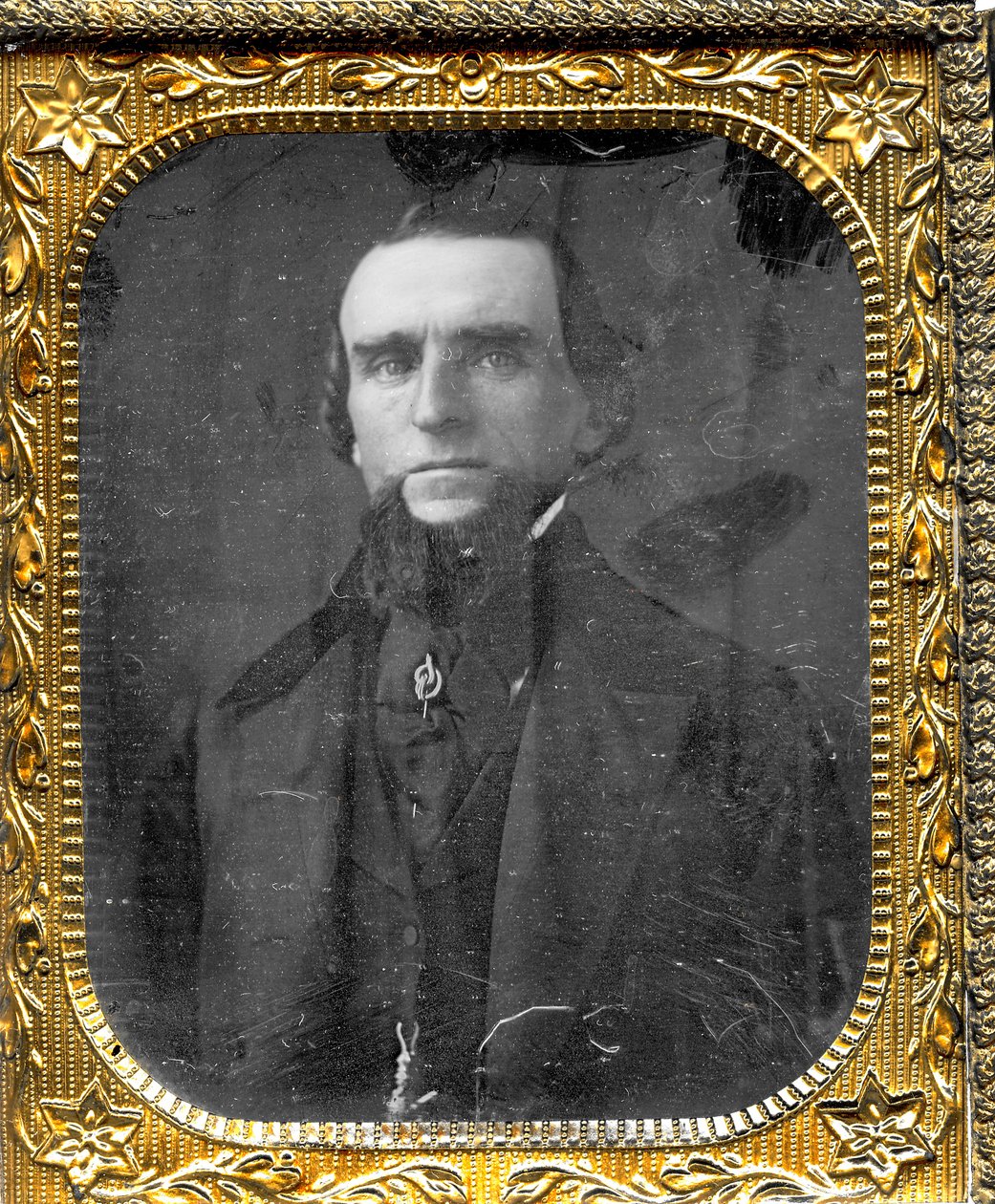 Portrett av Uriah Raub, en snekker i St. Louis av Thomas M. Easterly