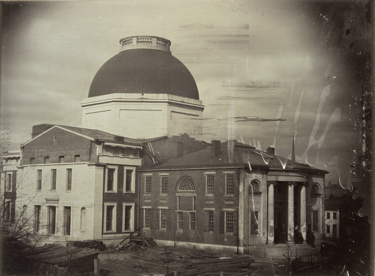 St. Louis tinghus. Uferdig porsjon og Old Courthouse av Thomas M. Easterly