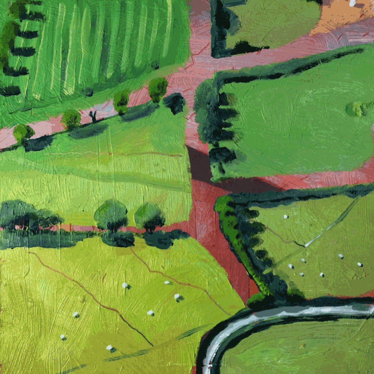 Utsikt over Saffron Walden eller Thaxted av Thomas MacGregor