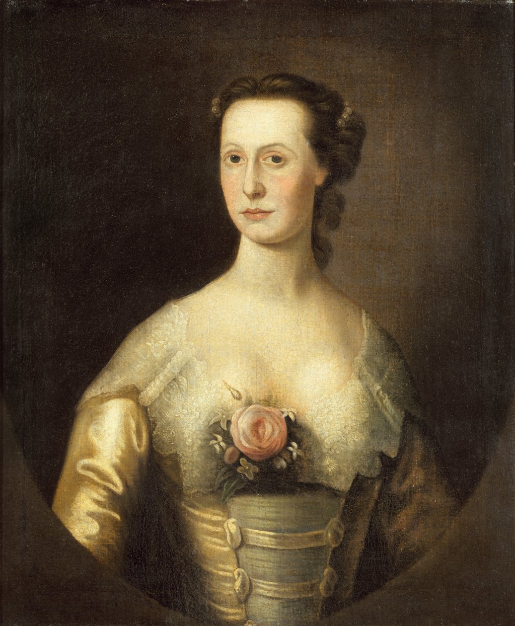 Mrs Philip John Schuyler (olje på lin) av Thomas McIlworth