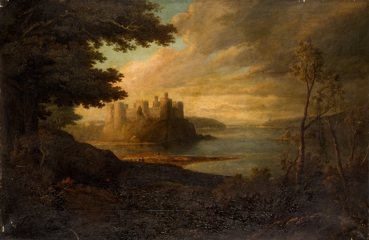 Conwy Castle av Thomas Miles Richardson
