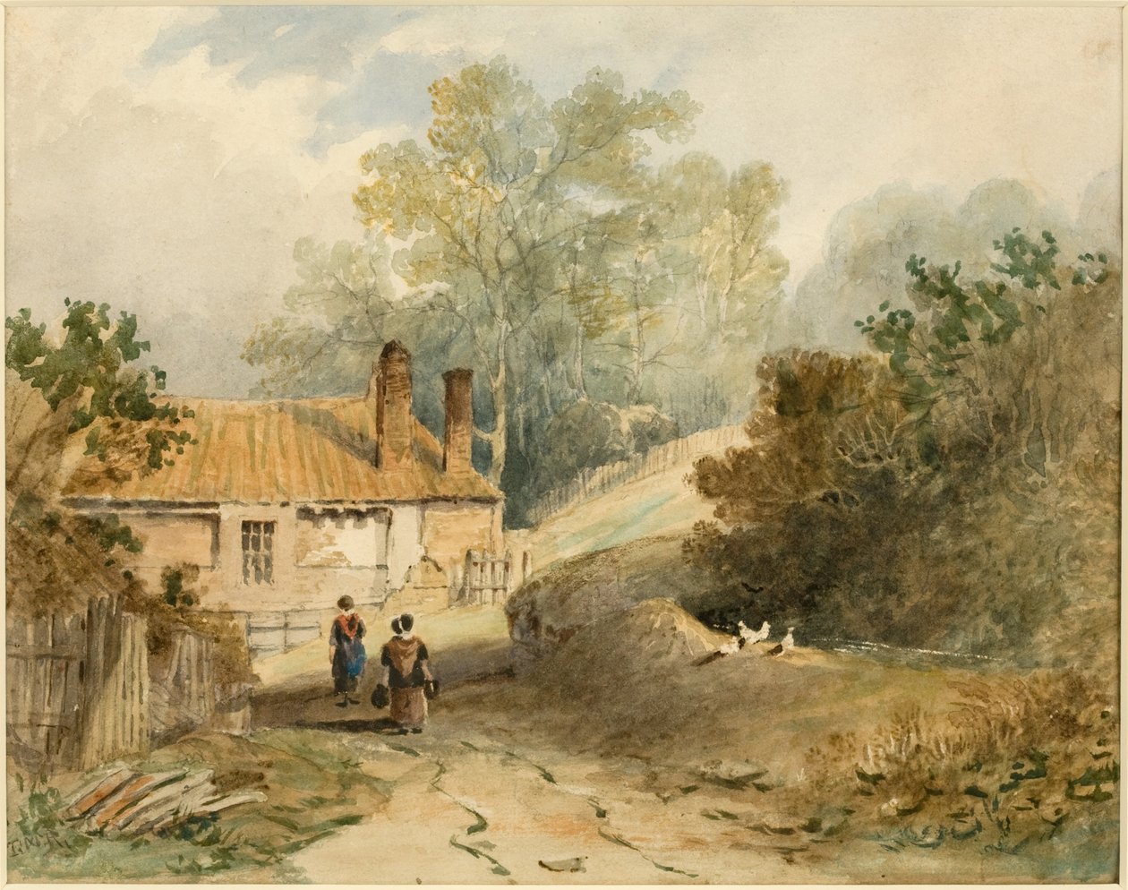 Pandon Dene (akvarell på papir) av Thomas Miles Richardson
