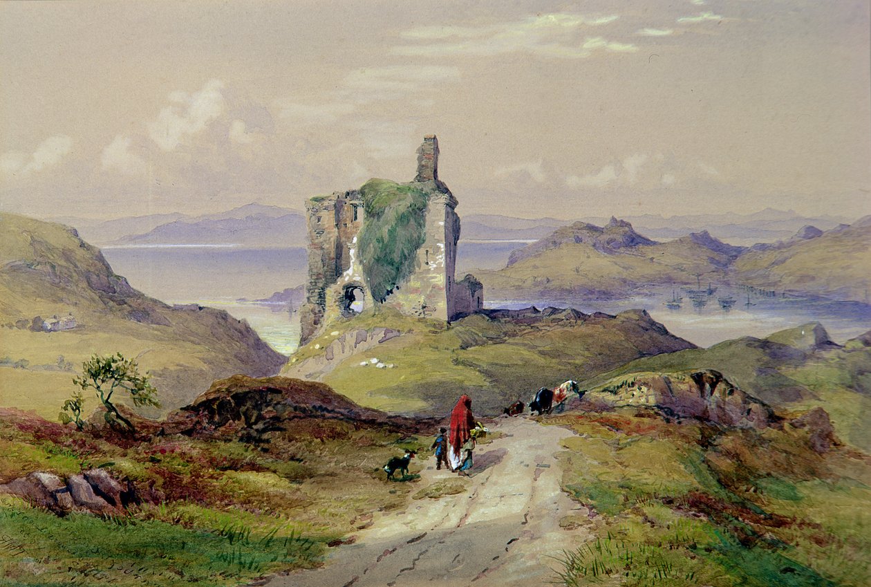 Tarbert Castle, Loch Fyne av Thomas Miles Richardson