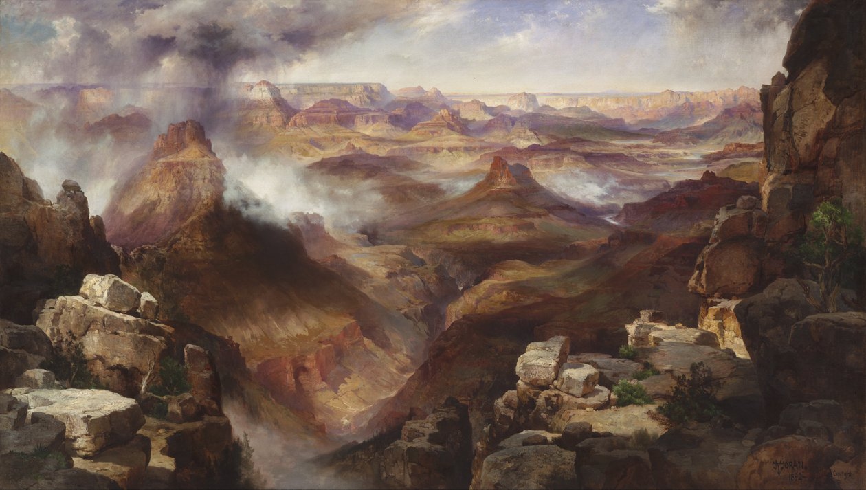 Grand Canyon i Colorado River av Thomas Moran