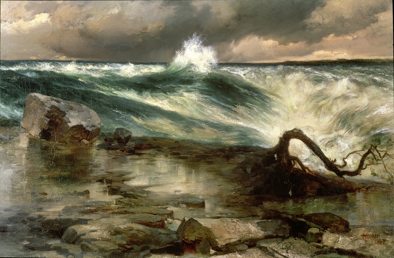 Rapids over Niagara av Thomas Moran