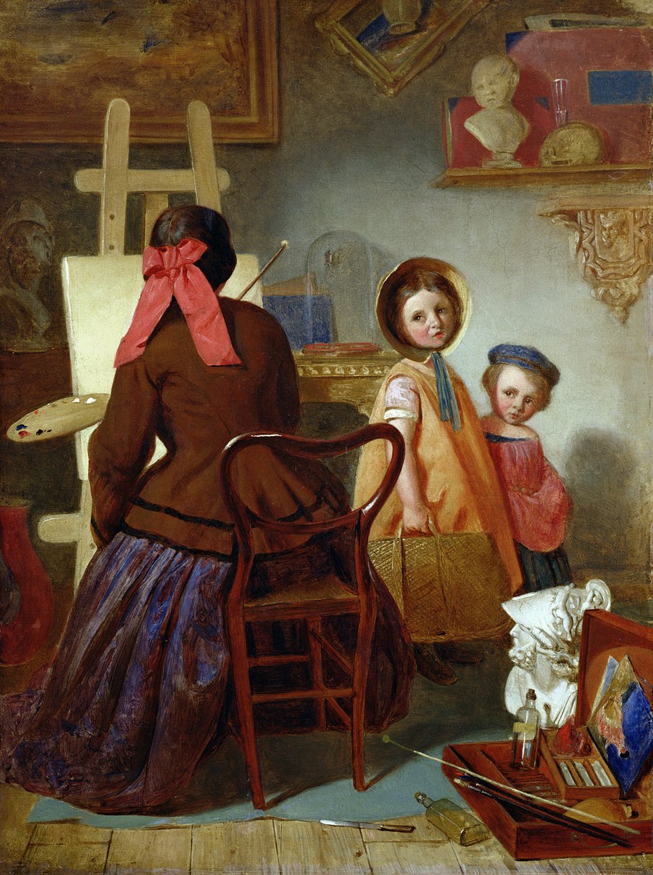 I kunstnerens studio av Thomas Myles