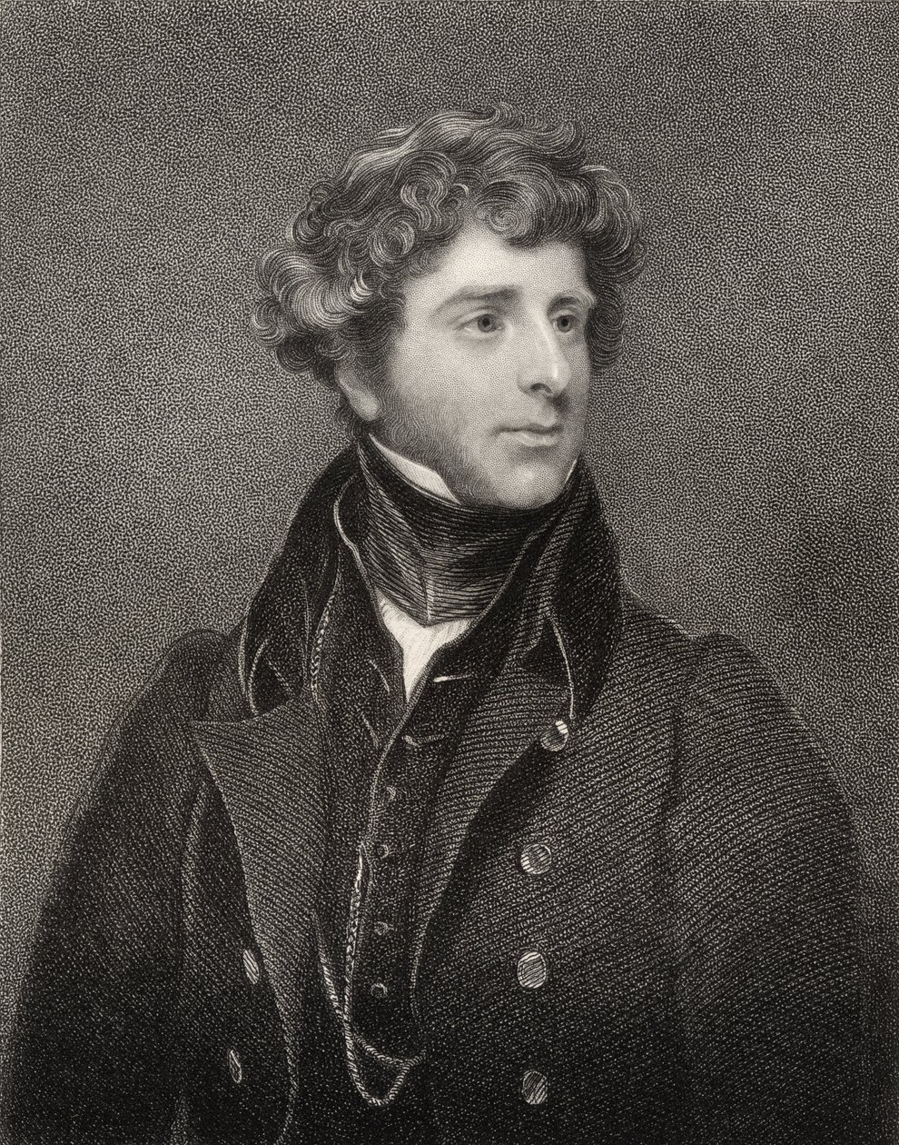 George James Agar-Ellis, 1. Baron Dover, gravert av E. Scriven (1775-1841), fra 