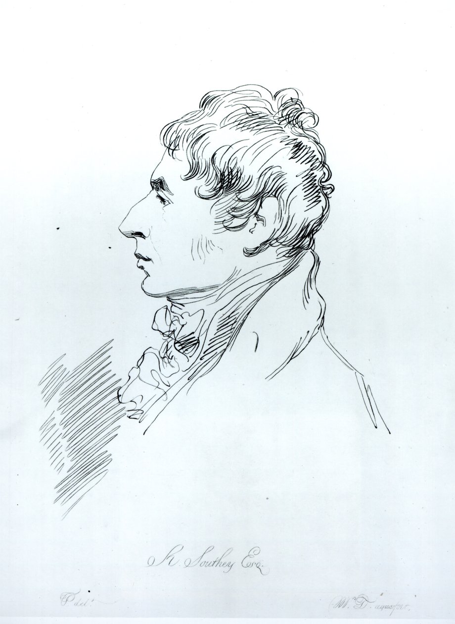 Portrett av Robert Southey (1774-1843) av Thomas Phillips