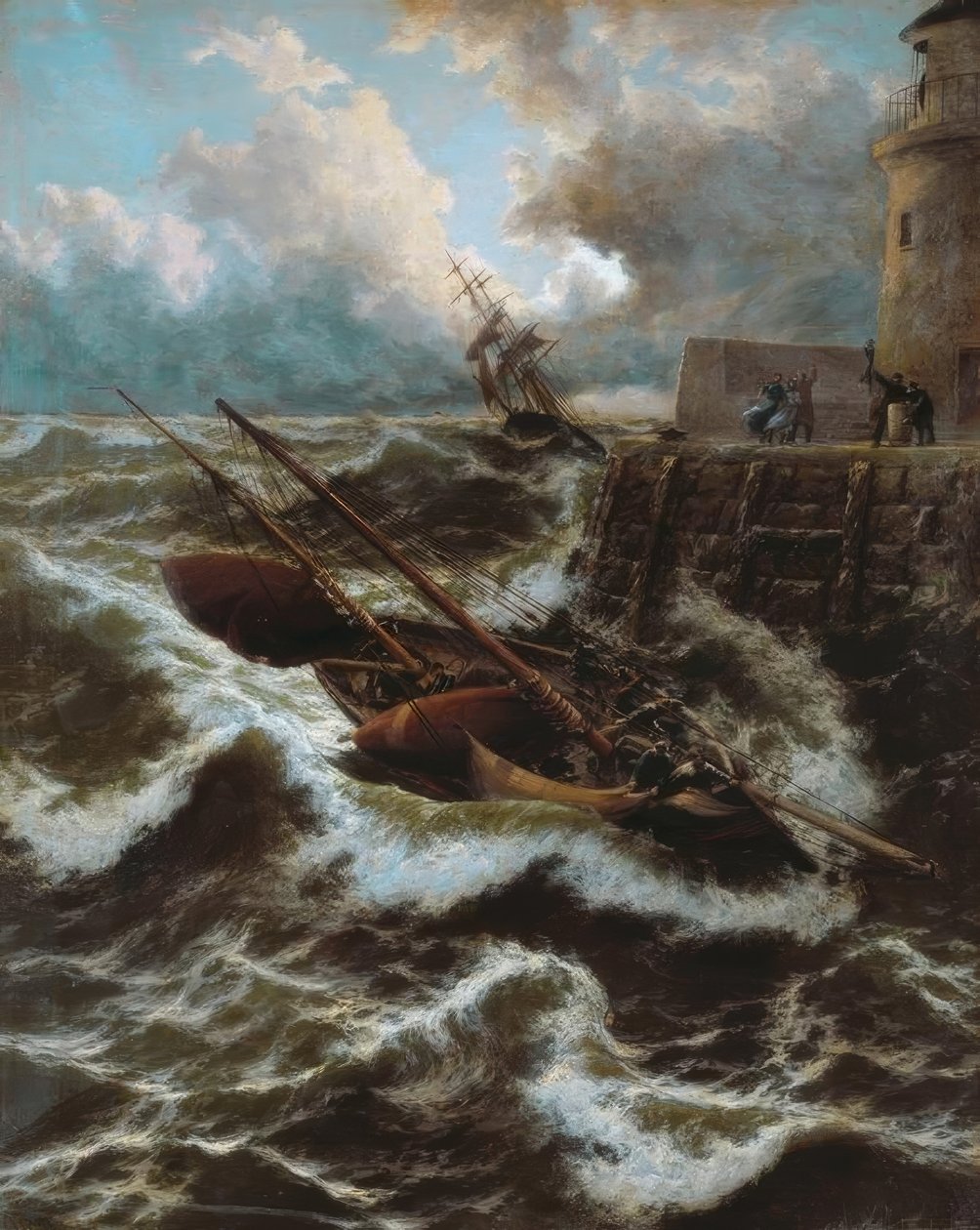 Etter en stormfull natt av Thomas Rose Miles