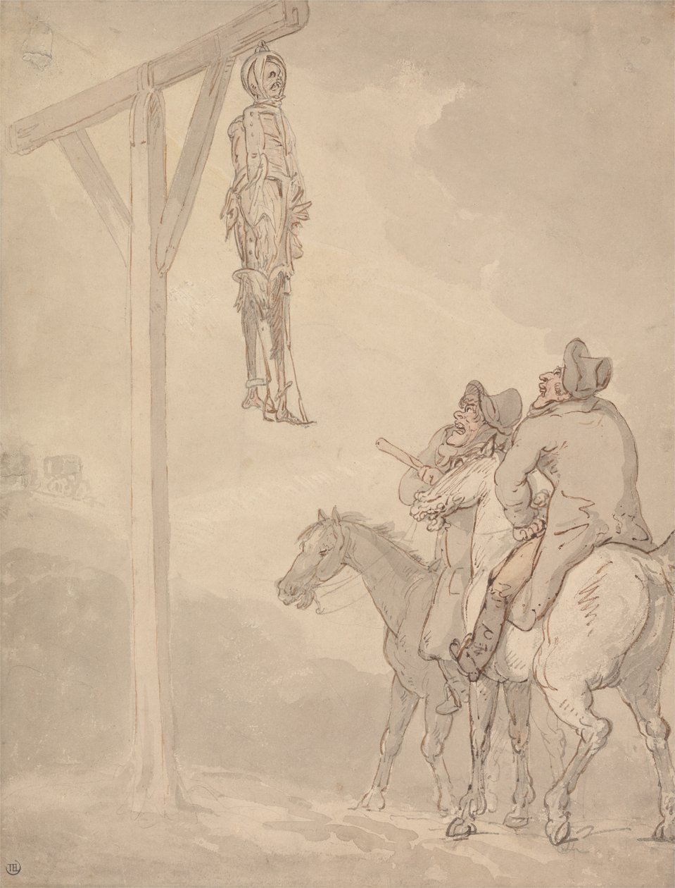 En Gibbet av Thomas Rowlandson