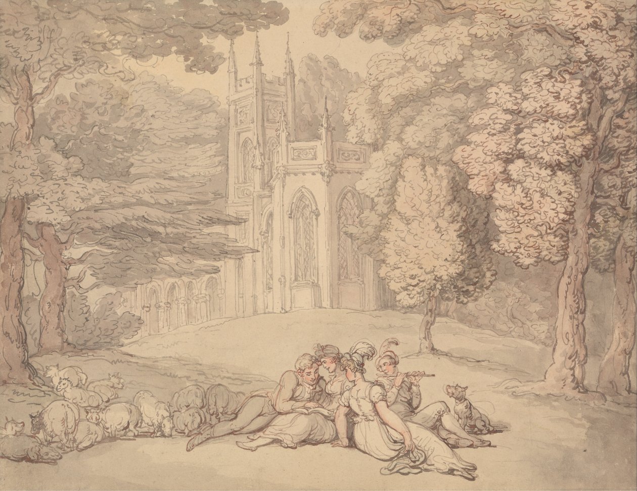 En sommeridyll av Thomas Rowlandson