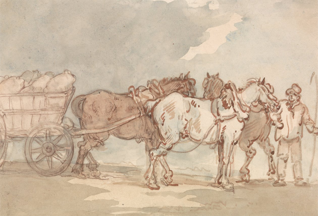En vognmann av Thomas Rowlandson