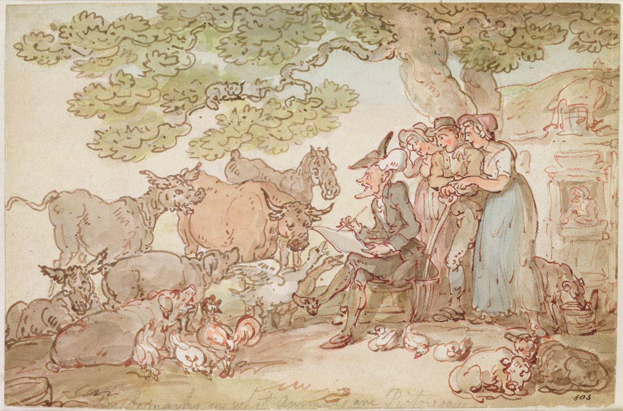 Dr. Syntaksskisse etter naturen av Thomas Rowlandson