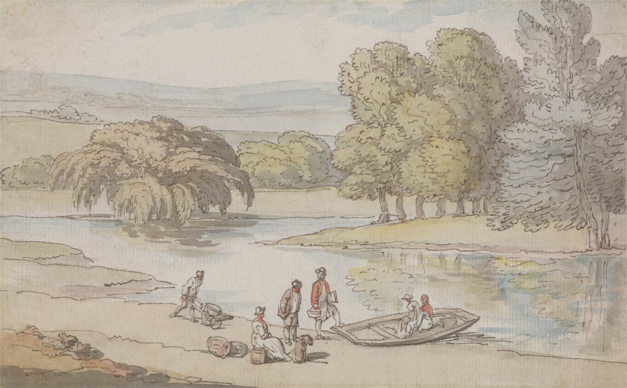 Tall fra en ferge av Thomas Rowlandson