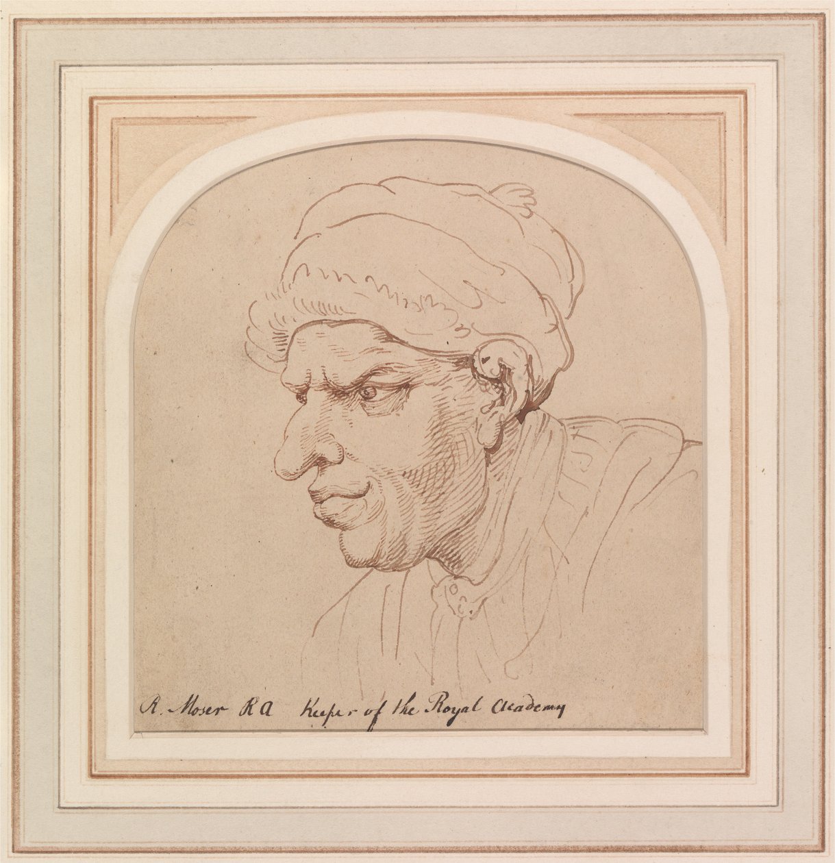 George Moser av Thomas Rowlandson
