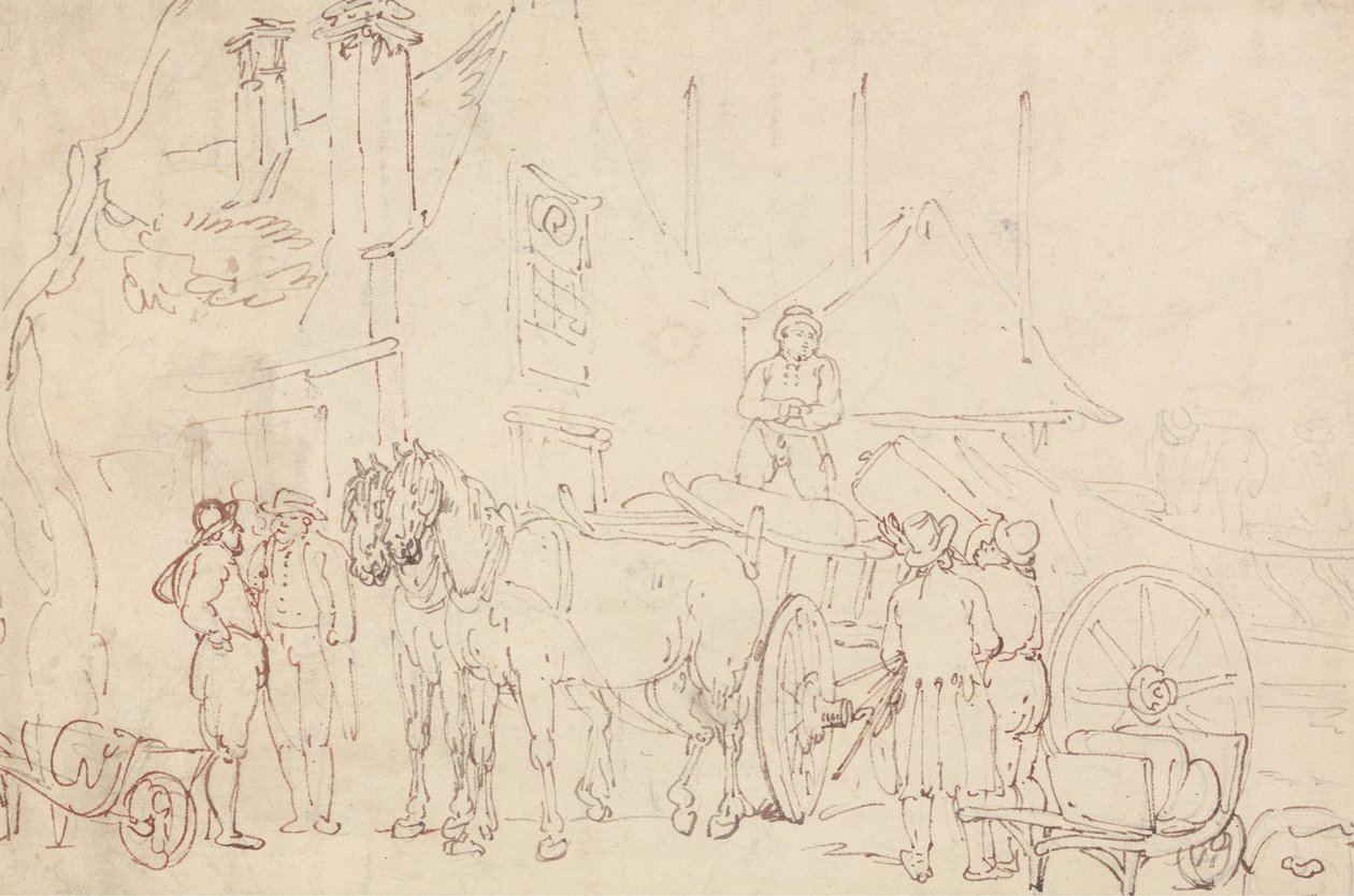 Laster en vogn av Thomas Rowlandson