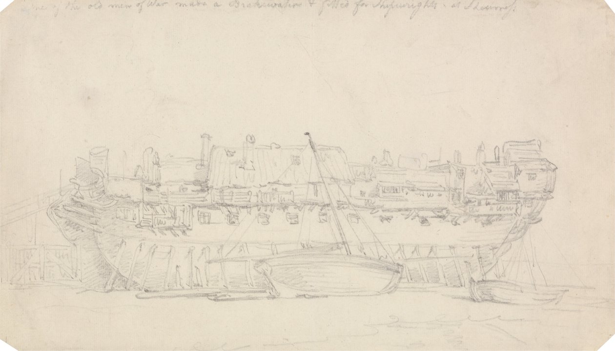 Studie av en Hulk av Thomas Rowlandson