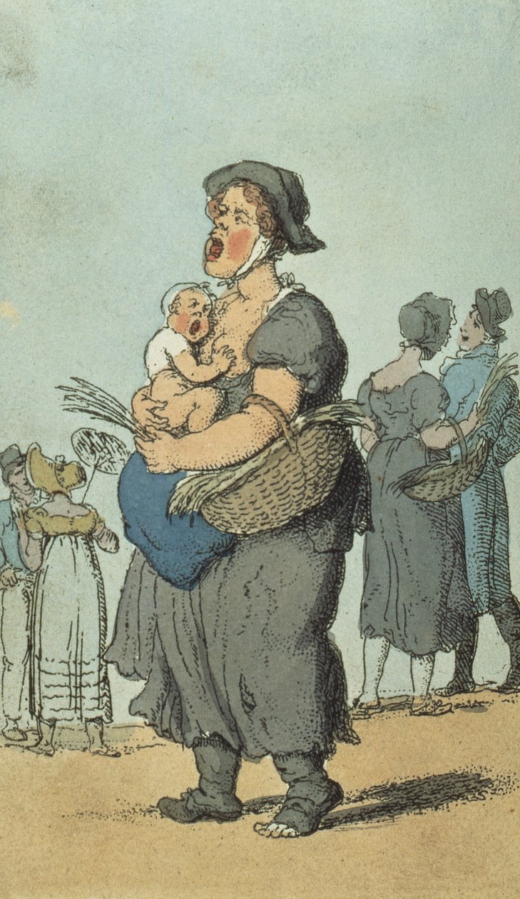 Søt lavendel, 1820 av Thomas Rowlandson