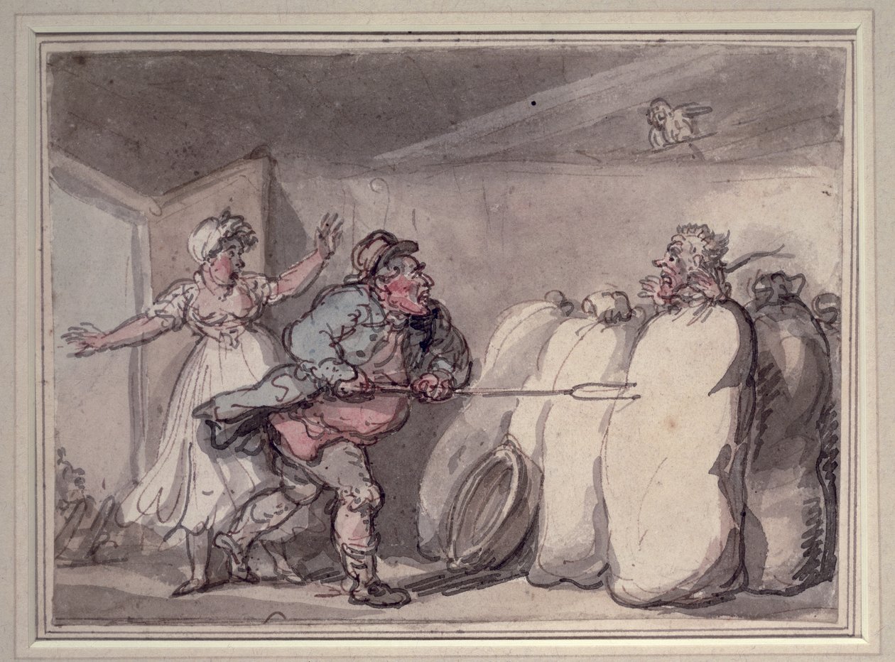 The Discovery (wc) av Thomas Rowlandson