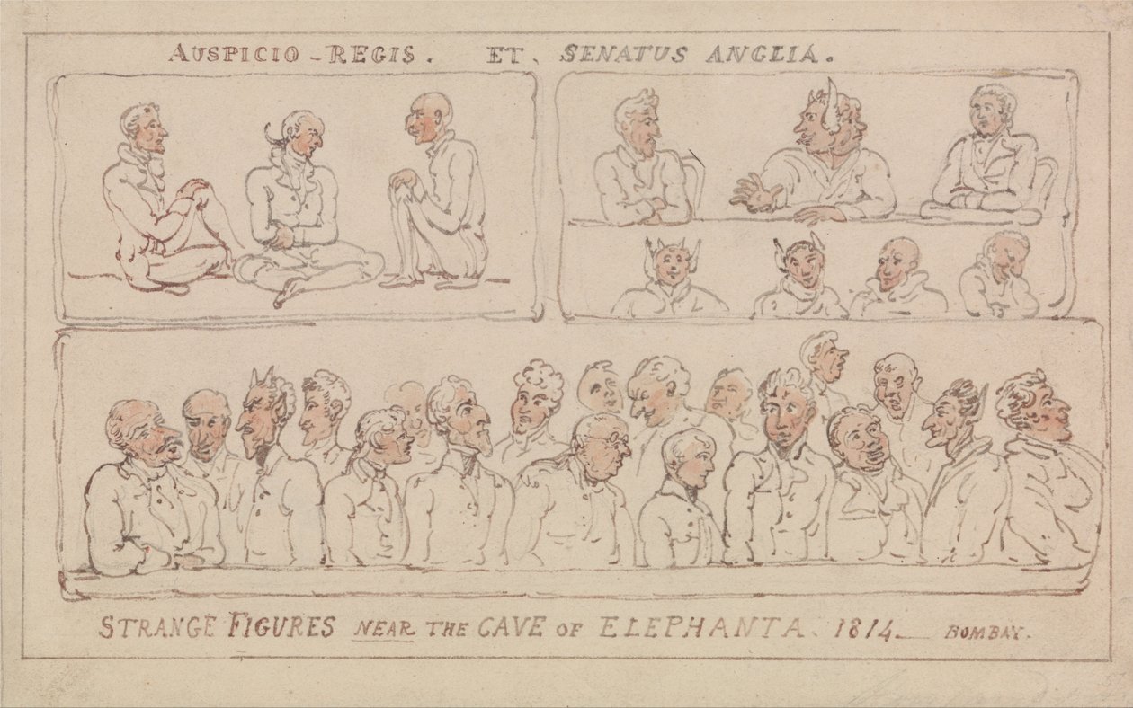 Stormesteren eller eventyrene til Qui Hi i HIndostan av Thomas Rowlandson