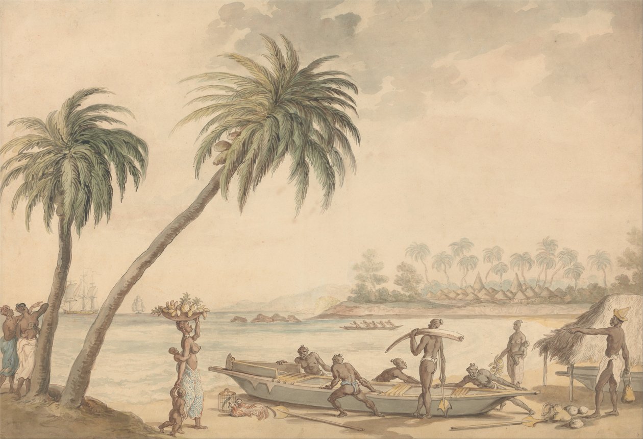 Elfenbenskysten, Vest -Afrika av Thomas Rowlandson