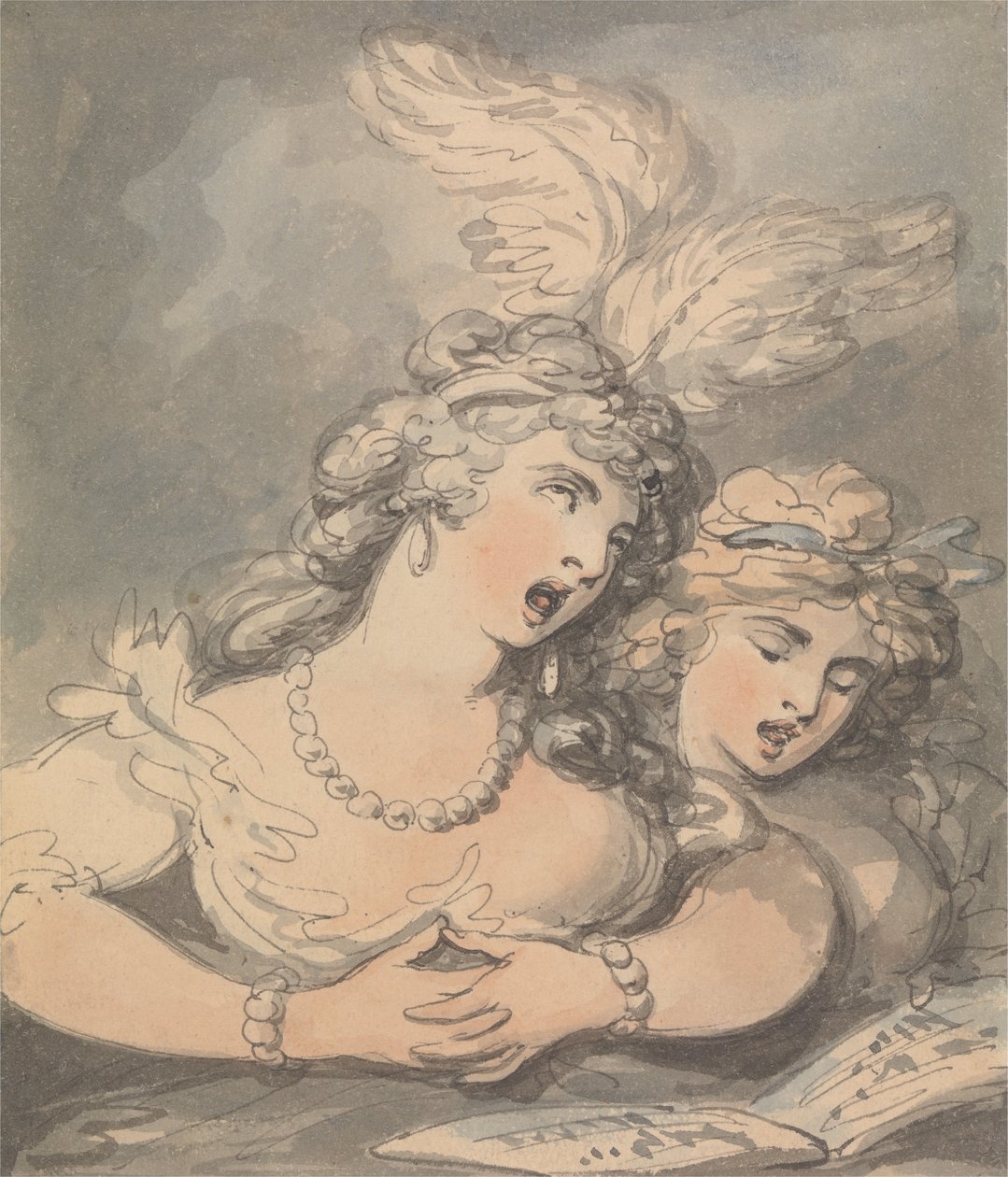 Operasangerne av Thomas Rowlandson