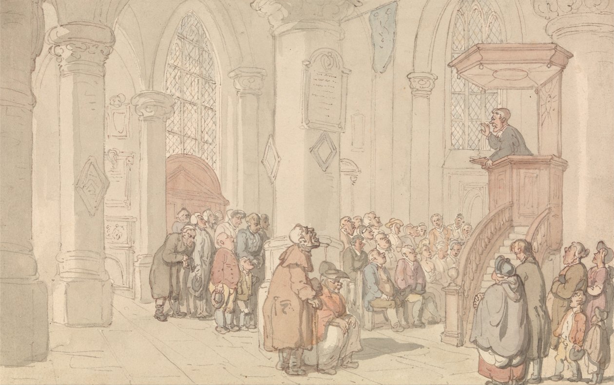 Forkynneren av Thomas Rowlandson